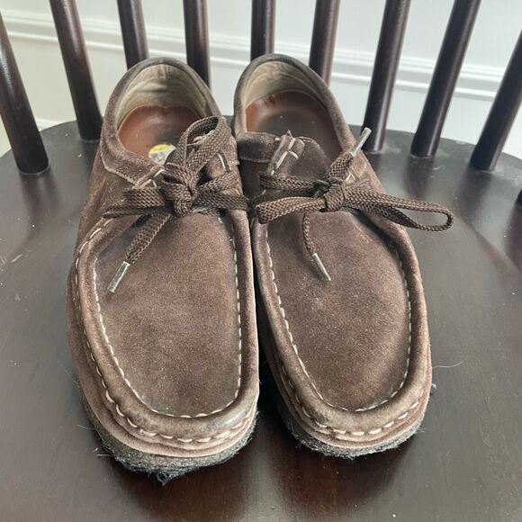 Clarks Original Wallabies Brown Suede $150 Womens 7 - Picture 3 of 8